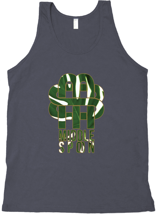 Monstera Emblem w/Words Tank