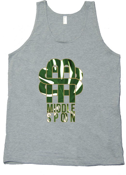 Monstera Emblem w/Words Tank