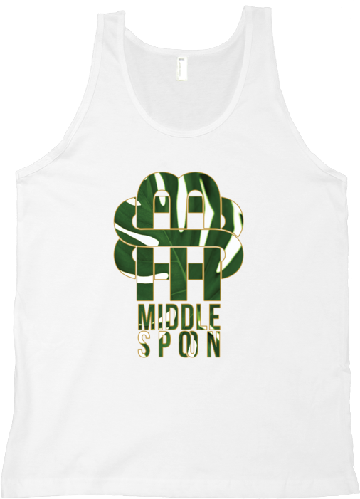 Monstera Emblem w/Words Tank