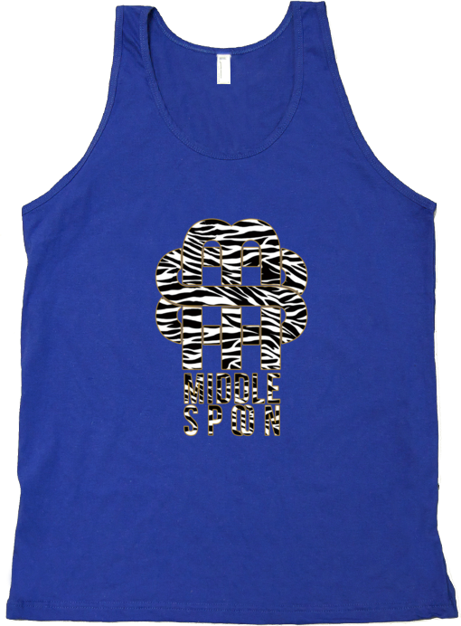 Zebra Emblem w/Words Tank