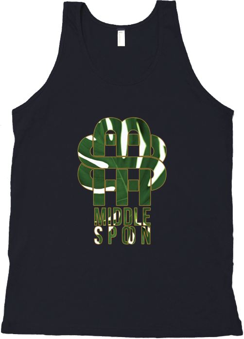 Monstera Emblem w/Words Tank