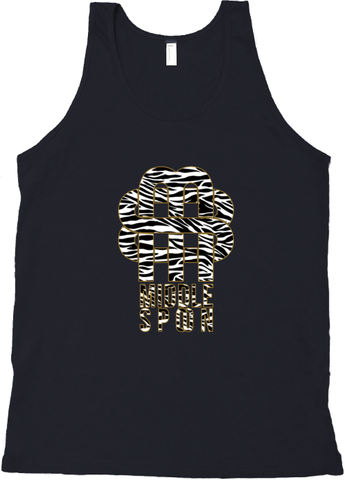 Zebra Emblem w/Words Tank